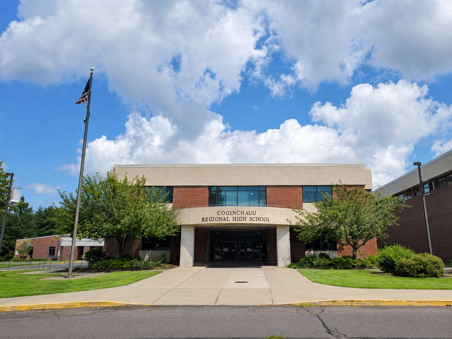Coginchaug Regional High School entrance
